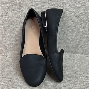 Call It Spring Black Flats Minimalist Loafers